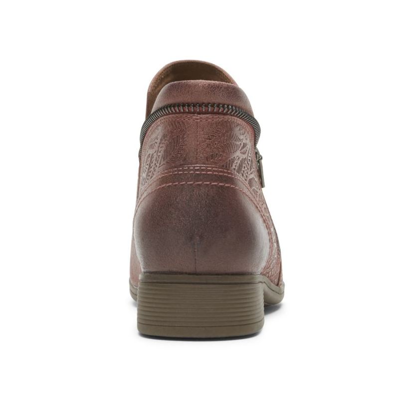 BOTA ROCKPORT COBB HILL CROSBIE FEMININA - VERMELHA