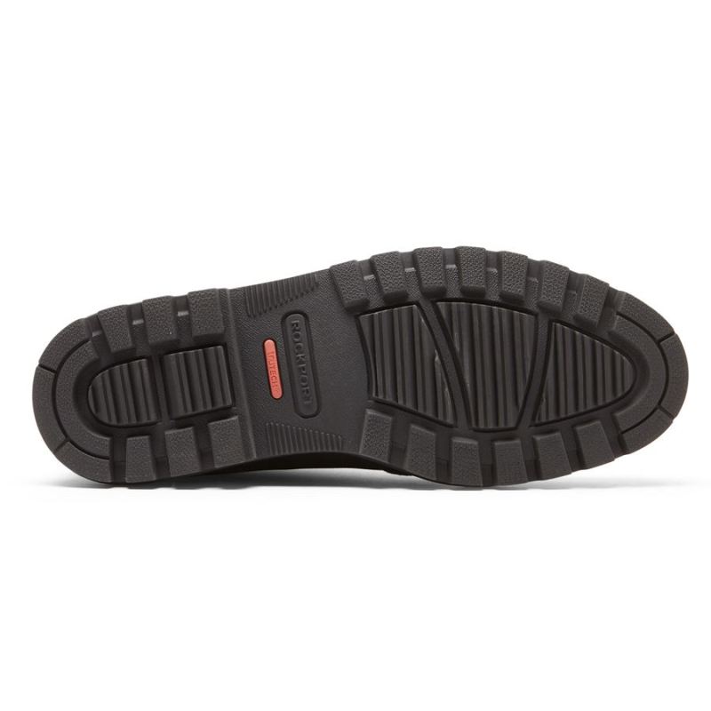 ROCKPORTBOTA MASCULINA RESISTENTE ÀS INTEMPÉRIES - IMPERMEÁVEL - CAMURÇA PRETA