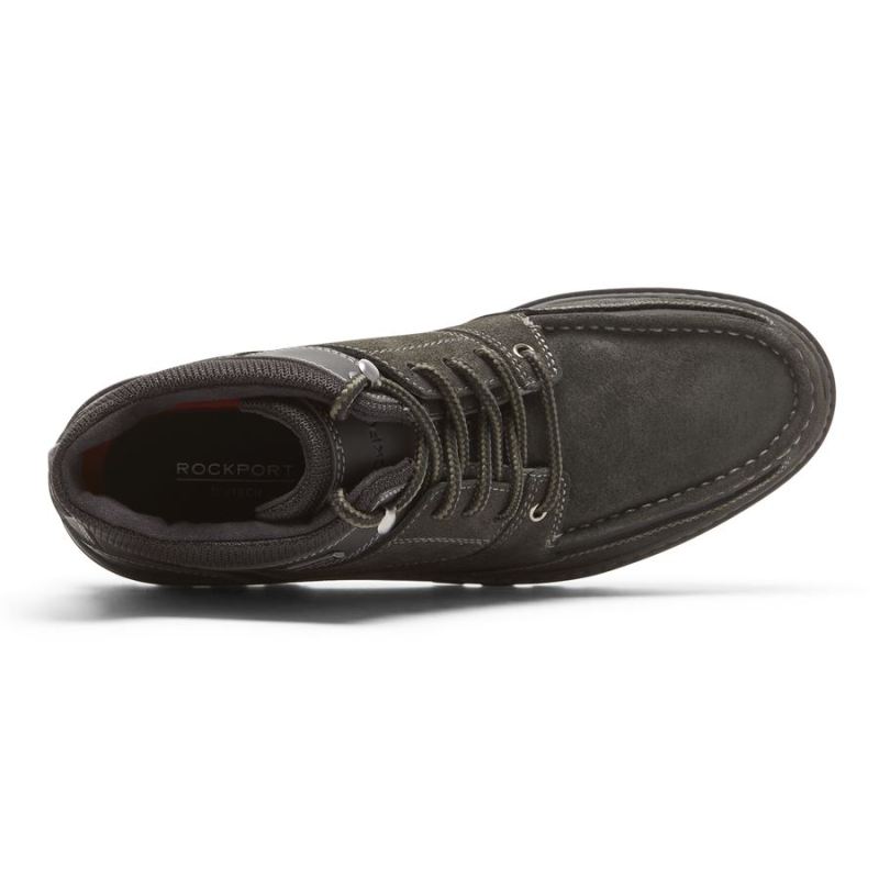 ROCKPORTBOTA MASCULINA RESISTENTE ÀS INTEMPÉRIES - IMPERMEÁVEL - CAMURÇA PRETA