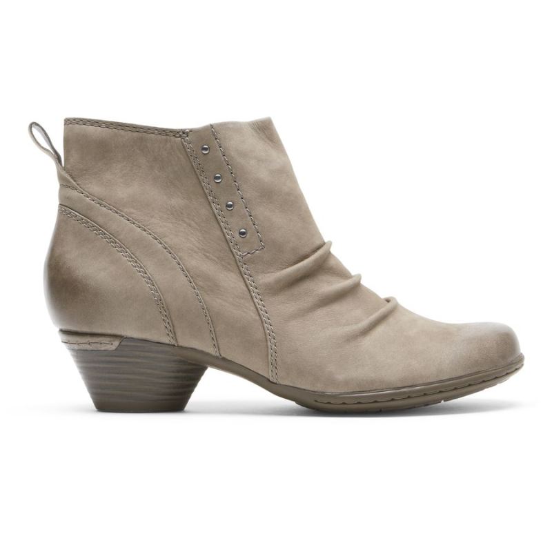 MOCASSINO ROCKPORT COBB HILL LAUREL COM REBITADOS FEMININOSBOTA - NUBUCK COM PEDRAS