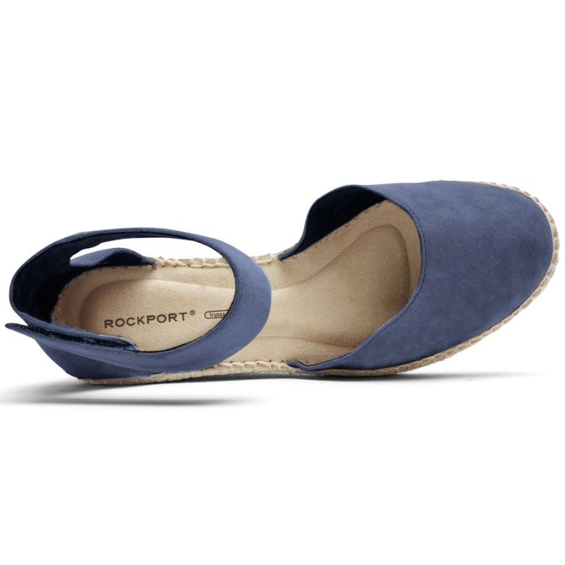 Sandália Rockport Marah Anabela Feminina - Jeans