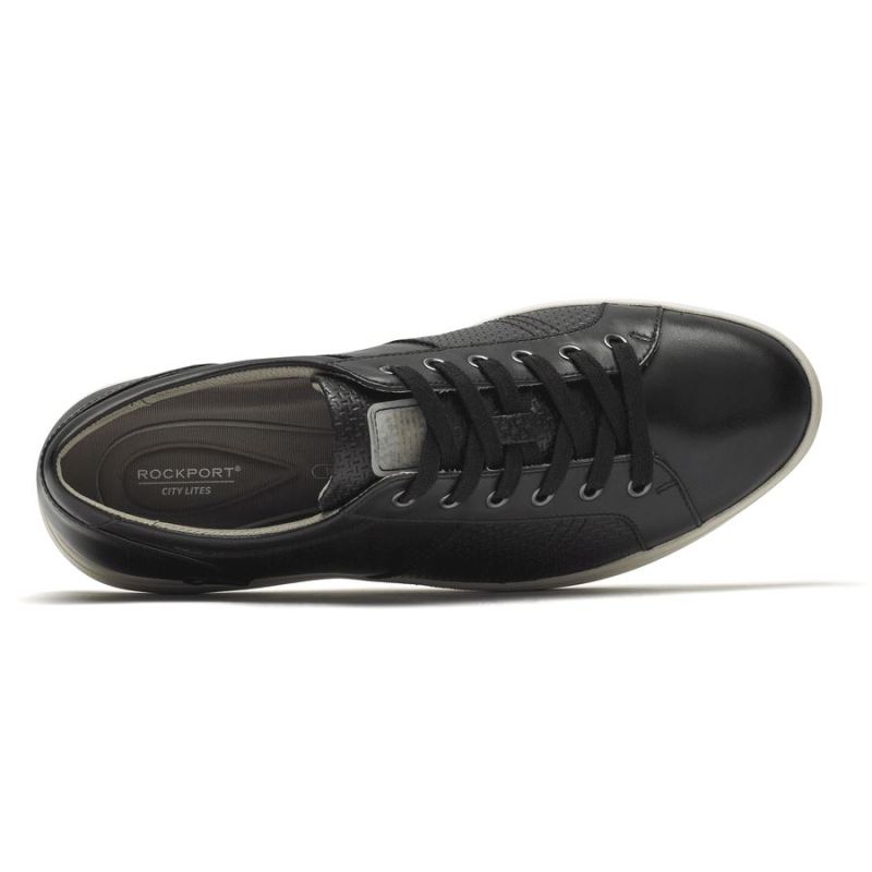 TÊNIS MASCULINO ROCKPORT COM AMARRAÇÃO - PRETO