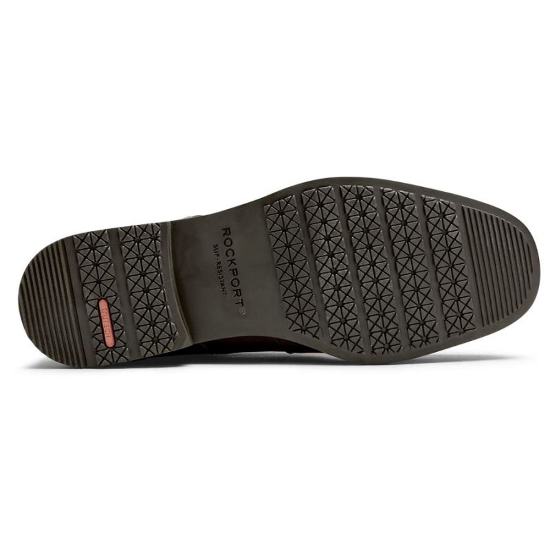 ROCKPORT TAYLOR MASCULINO IMPERMEÁVEL COM BICO OXFORD - BEGE