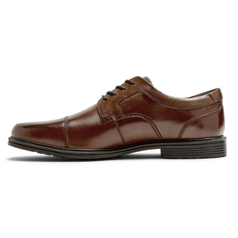 ROCKPORT TAYLOR MASCULINO IMPERMEÁVEL COM BICO OXFORD - BEGE