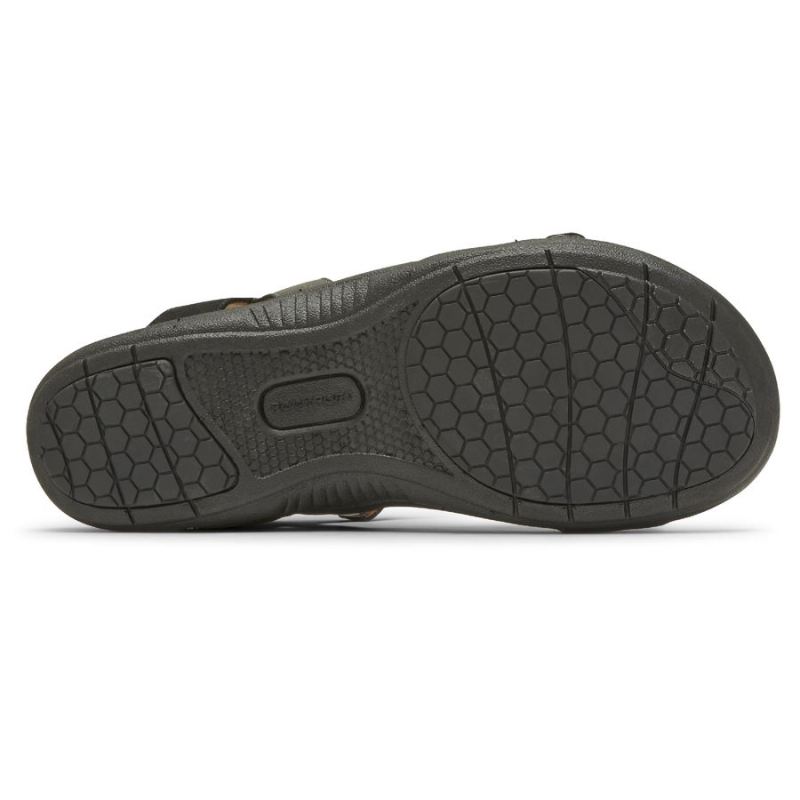 SANDÁLIA ROCKPORT COBB HILL RUBEY FEMININA COM 3 TIRAS - PRETA