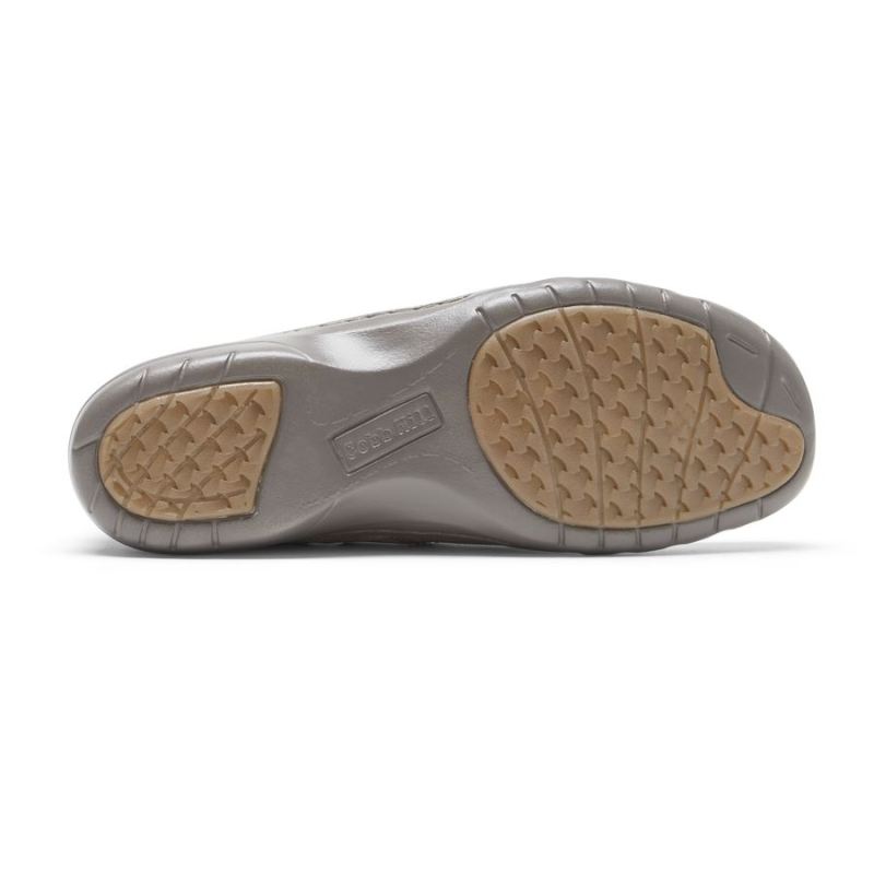 ROCKPORT COBB HILL PENFIELD SLIP-ON-STONE FEMININO