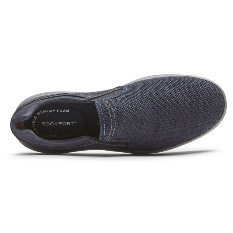 TÊNIS ROCKPORT ZADEN MASCULINO - MARINHONUBUCK/MESH