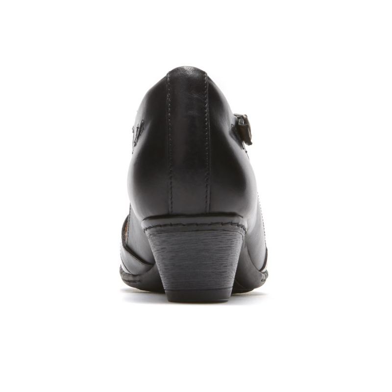 ROCKPORT Cobb Hill Angelina Salto Feminino - Preto