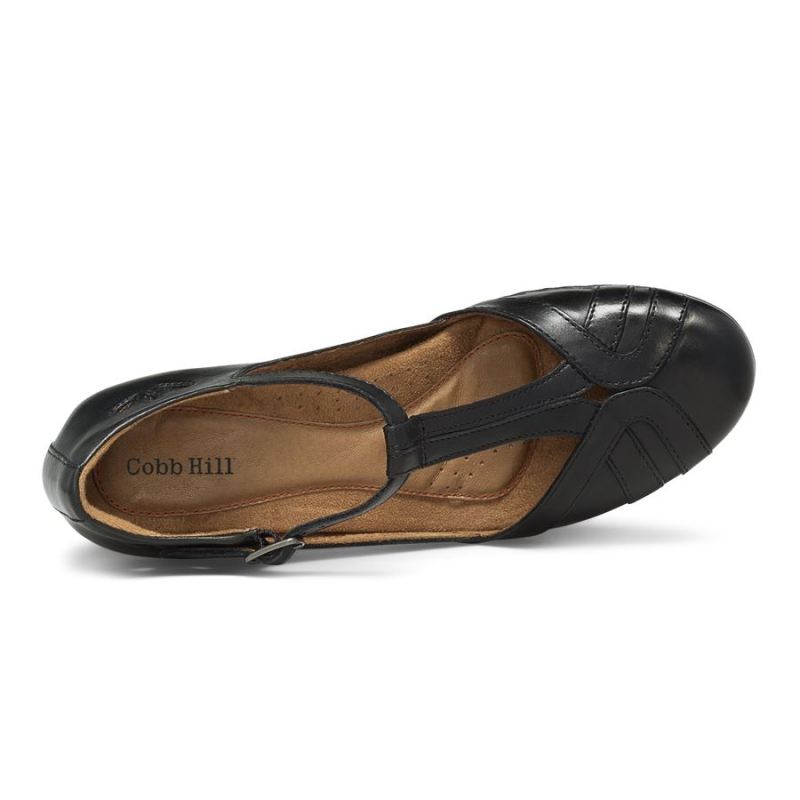 ROCKPORT Cobb Hill Angelina Salto Feminino - Preto