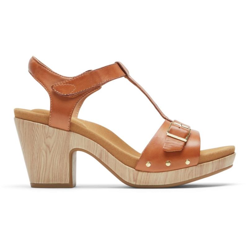 MOCASSINO ROCKPORT FEMININO COM TIRAS VIVIANNESANDÁLIA - MEL