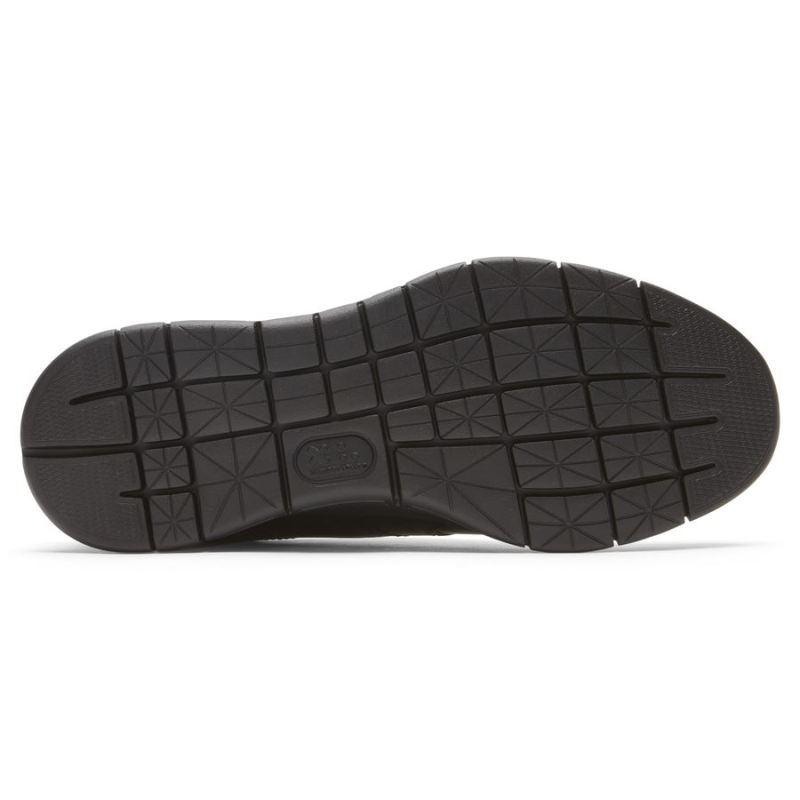 TÊNIS CASUAL PRIMETIME MASCULINO ROCKPORT - COURO PRETO LISO TRIPLO