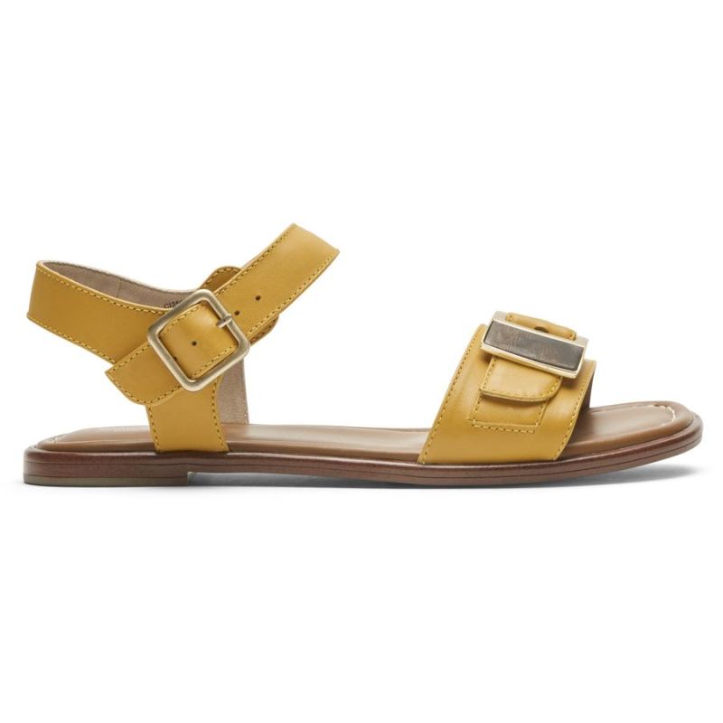 SANDÁLIA ROCKPORT TOTAL MOTION ZADIE BUCKLE FEMININA - CANARY