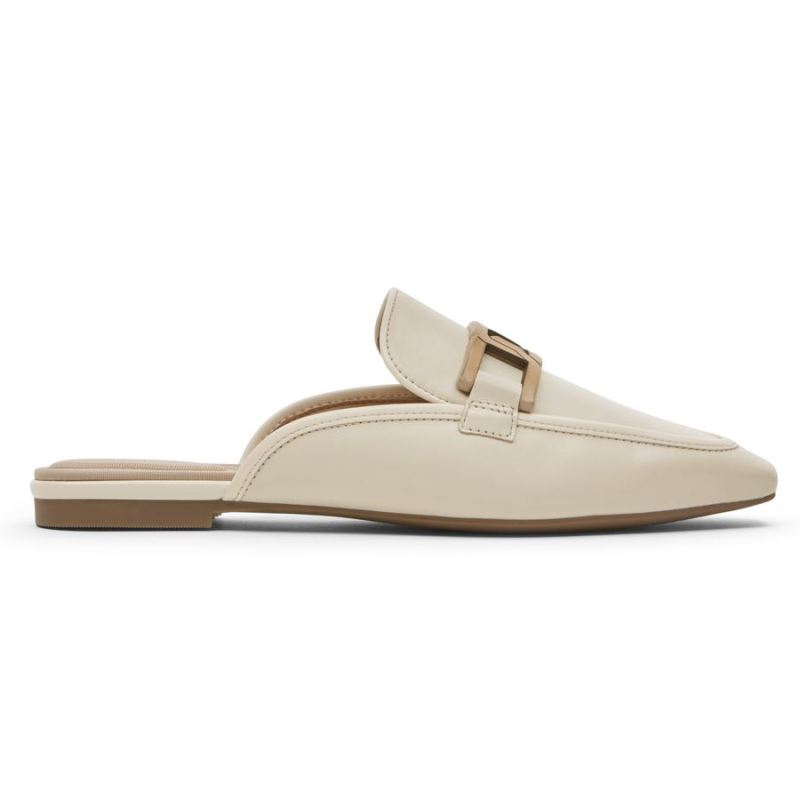 MOCASSINO ROCKPORT TOTAL MOTION LAYLANI SLIDE FEMININO - BAUNILHA