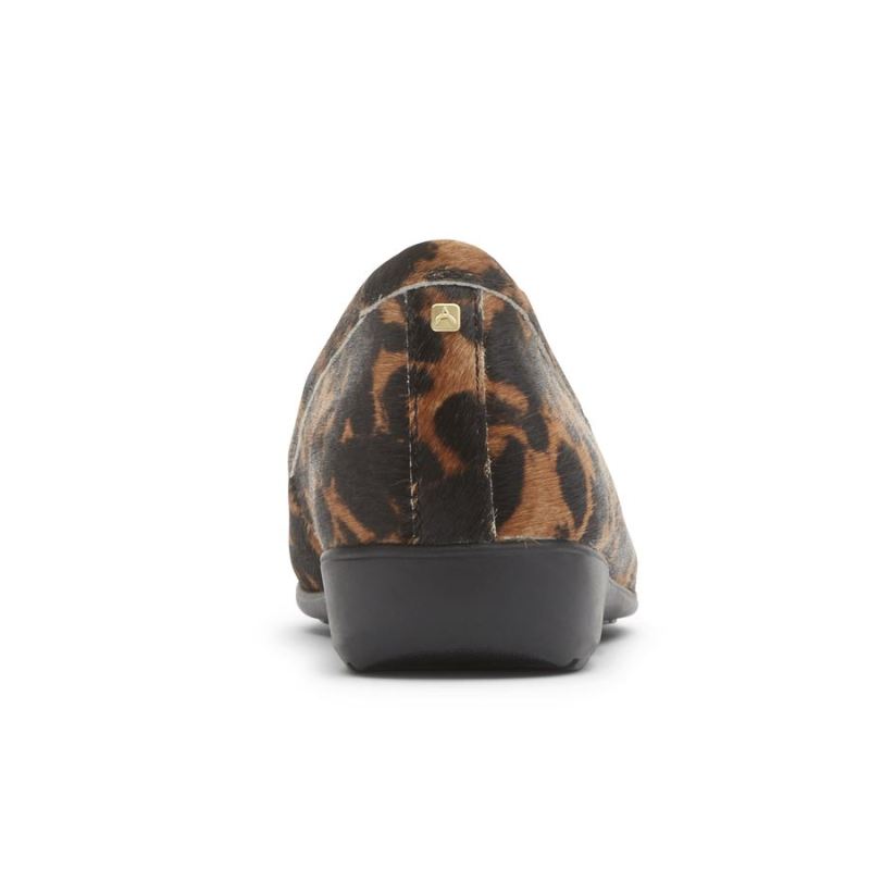 Mocassim Abbey Bit Feminino Rockport - Leopardo