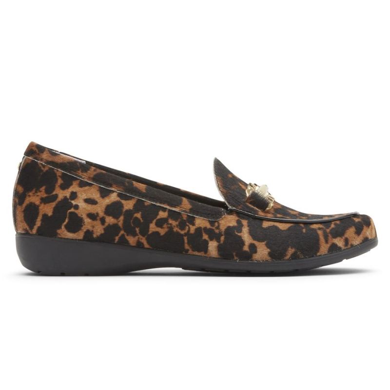 Mocassim Abbey Bit Feminino Rockport - Leopardo