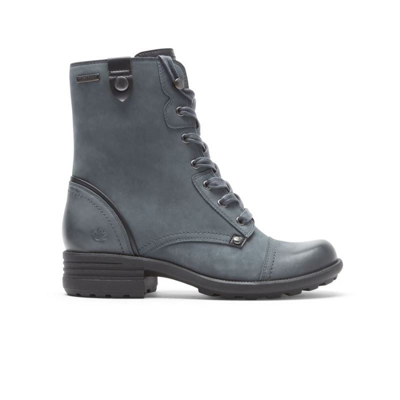 BOTA BRUNSWICK COBB HILL FEMININA ROCKPORT - À PROVA D'ÁGUA - AZUL