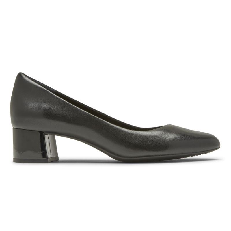 Total Motion Sydney Pump Feminino Rockport - Couro Preto