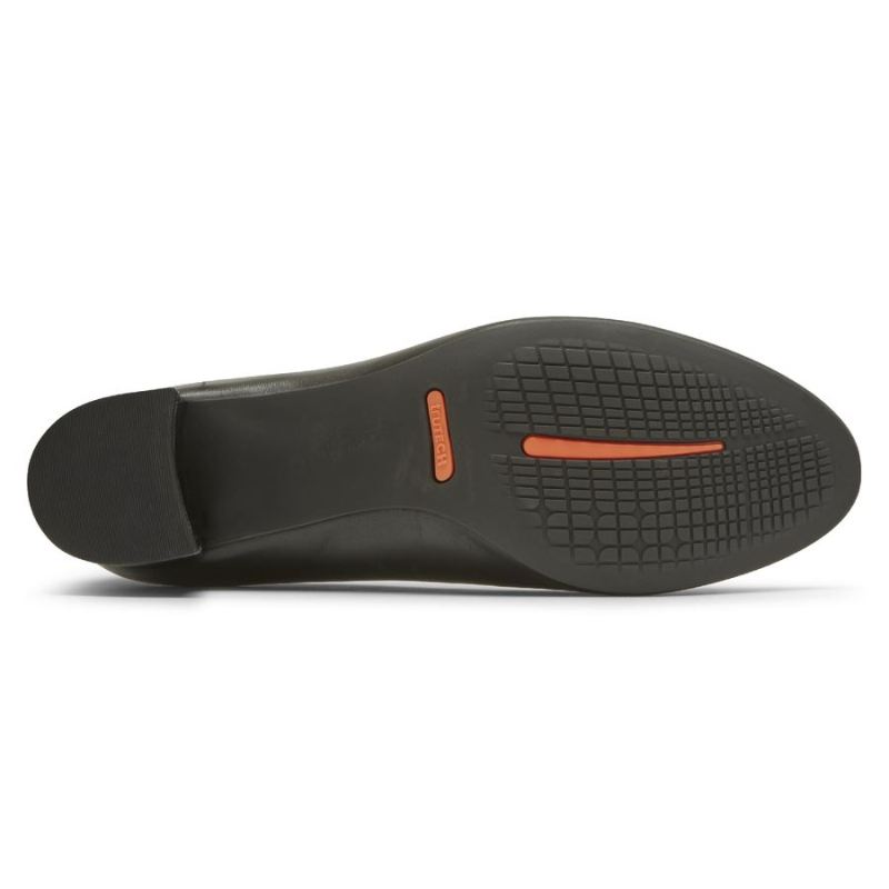 Total Motion Sydney Pump Feminino Rockport - Couro Preto