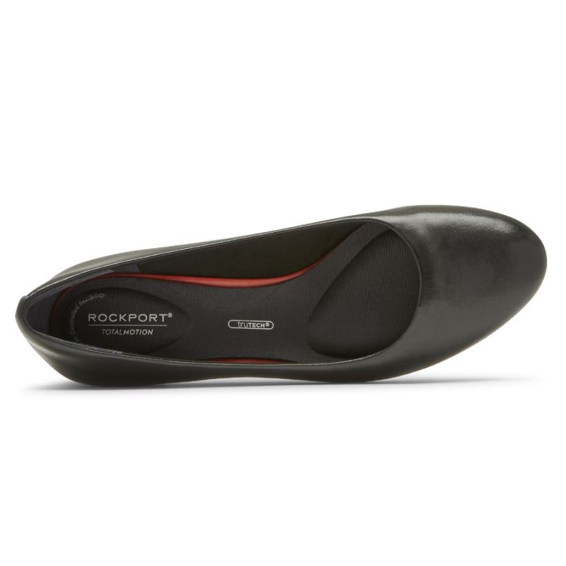 Total Motion Sydney Pump Feminino Rockport - Couro Preto