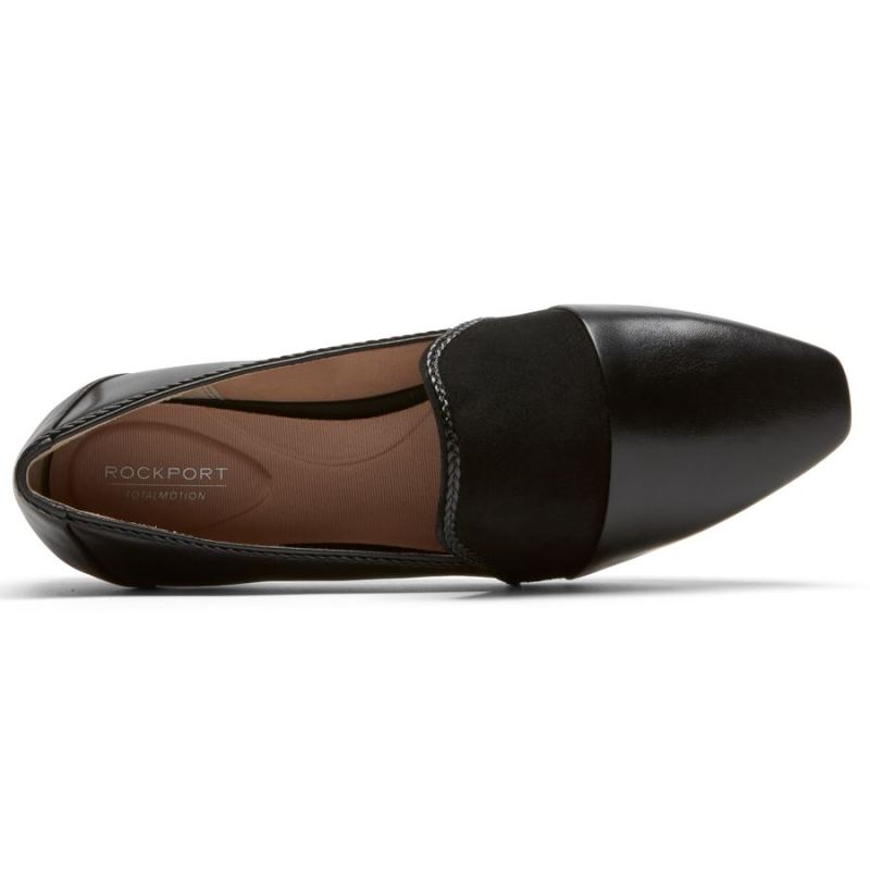 MOCASSINO TOTAL MOTION LAYLANI ACCENT FEMININO ROCKPORT - PRETO