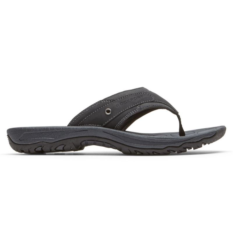 Sandália Masculina Rockport Hayes - Preta