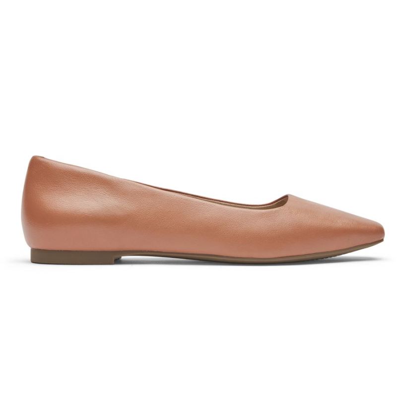 ROCKPORTSapatilha Feminina Total Motion Laylani Plain Ballet - Picante