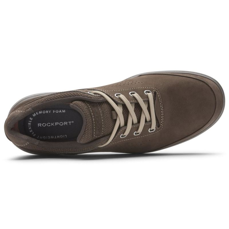 OXFORD MASCULINO ROCKPORT BECKWITH UBAL - CAMURÇA NUBUCK JAVA