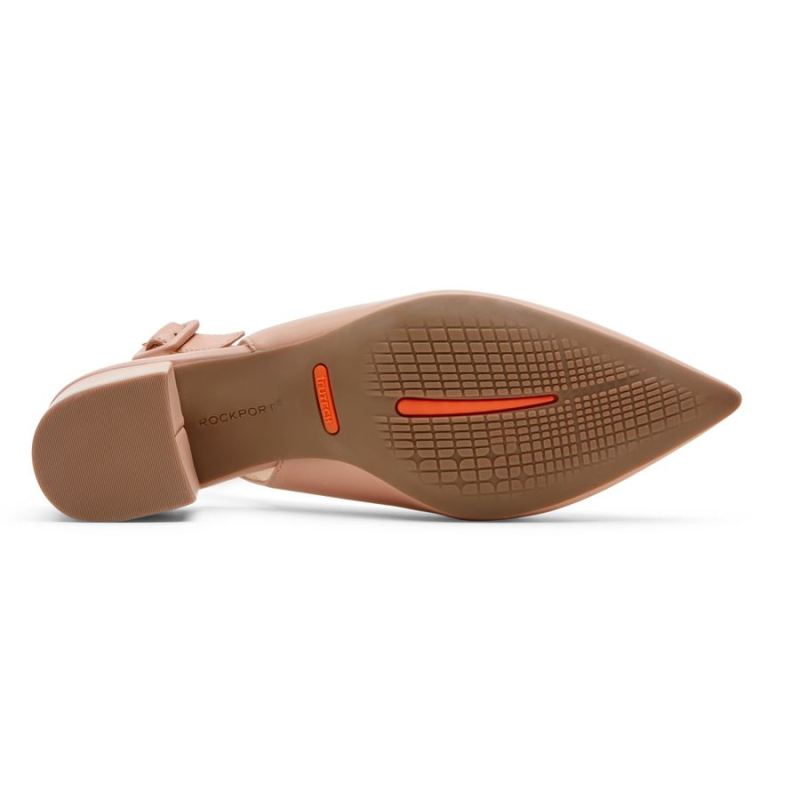 SALTO SLINGBACK TOTAL MOTION FEMININO ROCKPORT - TUSCANY LTHR