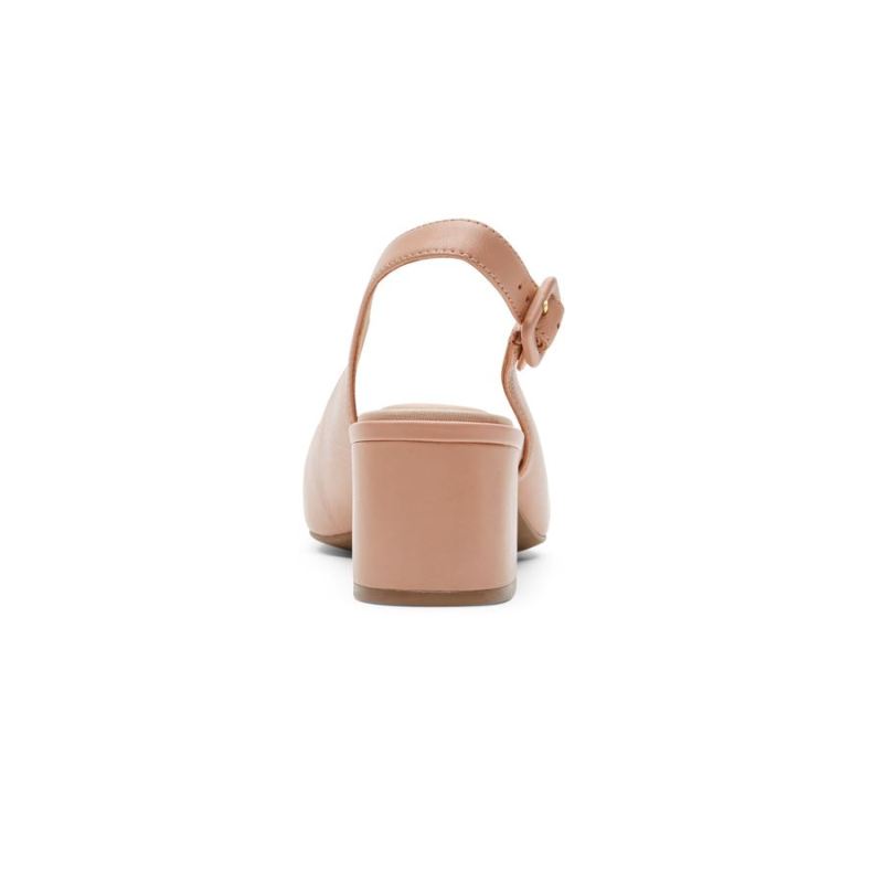 SALTO SLINGBACK TOTAL MOTION FEMININO ROCKPORT - TUSCANY LTHR
