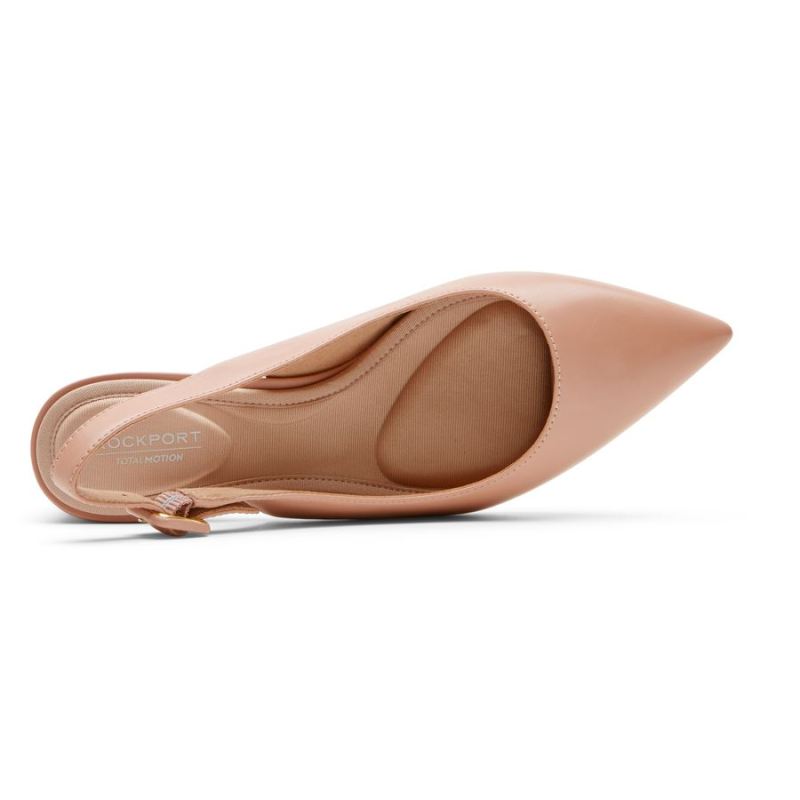 SALTO SLINGBACK TOTAL MOTION FEMININO ROCKPORT - TUSCANY LTHR