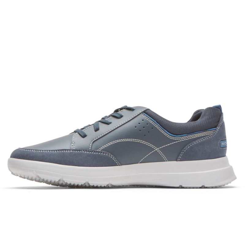 TÊNIS ROCKPORT MASCULINO TRUFLEX CAYDEN - NOVO AZUL SOCIAL CAMURÇA/COURO