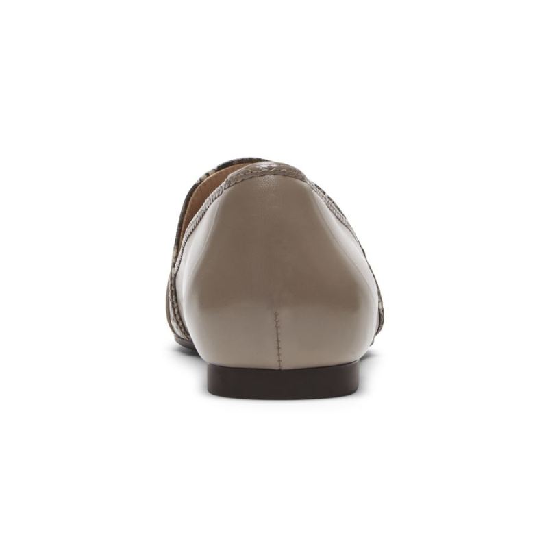 MOCASSINO ROCKPORT TOTAL MOTION LAYLANI ACCENT FEMININO - DOVER TAUPE