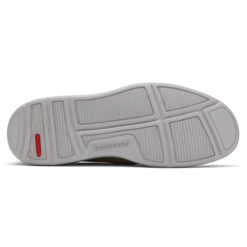 SANDÁLIA ROCKPORT BECKWITH SLIP-ON MASCULINA - AZUL-OLIVACANVAS/NUBUCK
