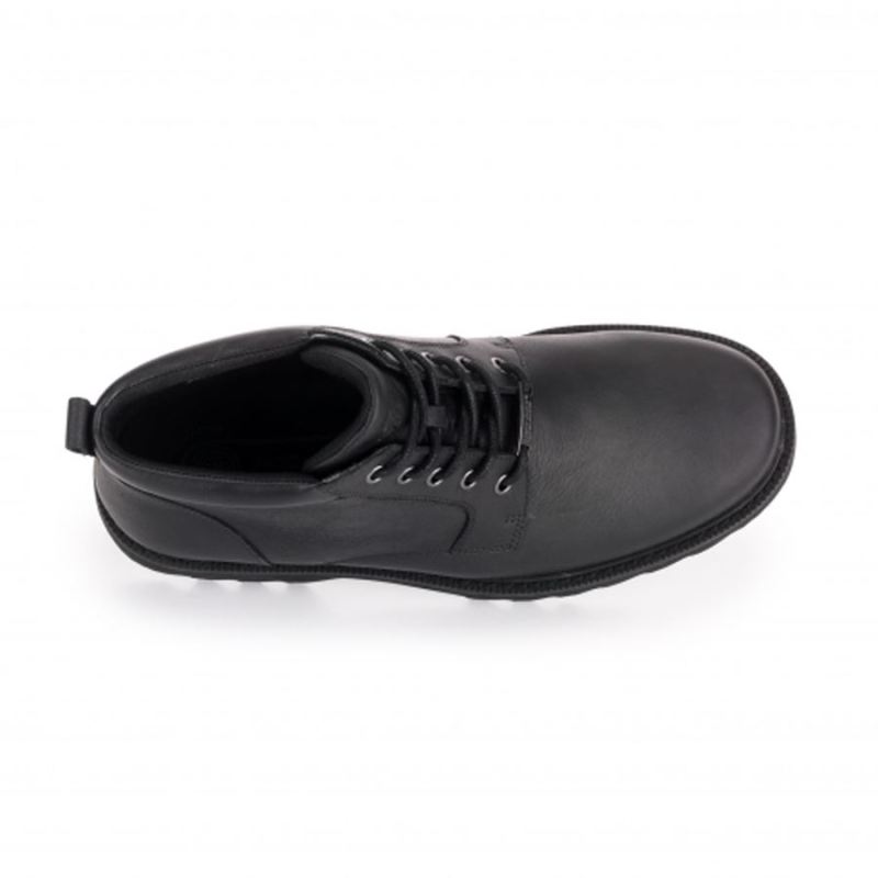 BOTA ROCKPORT MASCULINA NORTHFIELD COM BICO PLANO - PRETA
