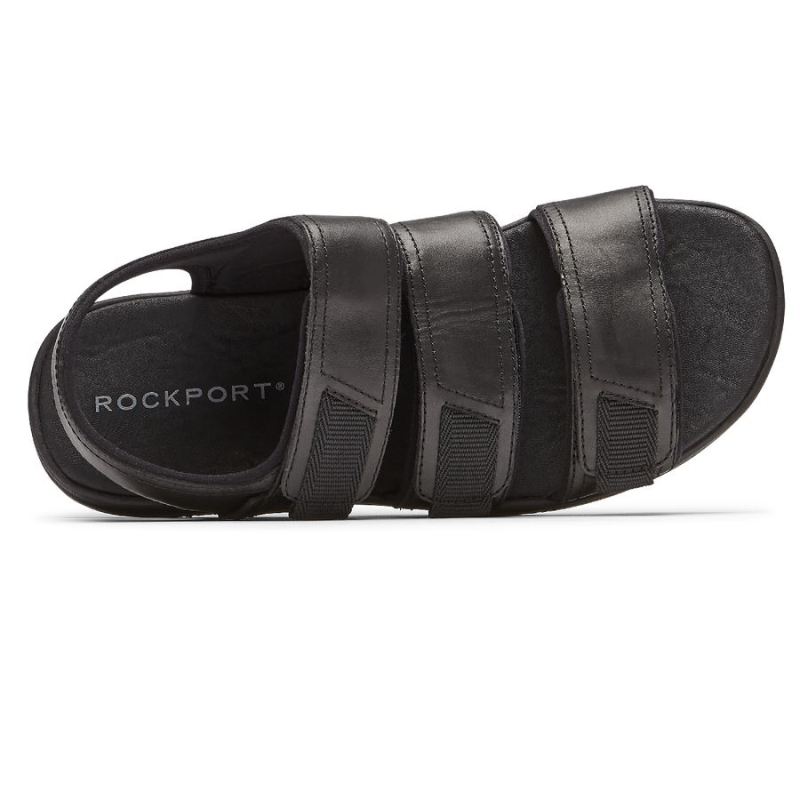 VESTIDO MASCULINO LUCKY BAY ROCKPORTSandália de 3 tiras - Preta