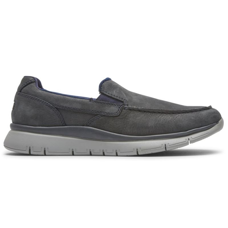 ROCKPORT MASCULINO PRIMETIME MOC SLIP-ON - AZUL AÇO N