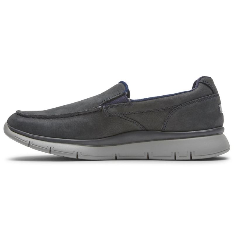 ROCKPORT MASCULINO PRIMETIME MOC SLIP-ON - AZUL AÇO N