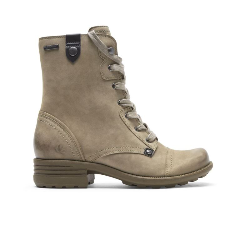 ROCKPORT COBB HILL BRUNSWICK FEMININO - À PROVA D'ÁGUA - TAUPECINZA