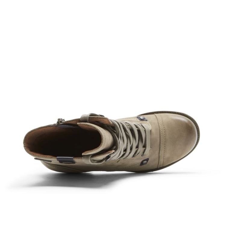 ROCKPORT COBB HILL BRUNSWICK FEMININO - À PROVA D'ÁGUA - TAUPECINZA