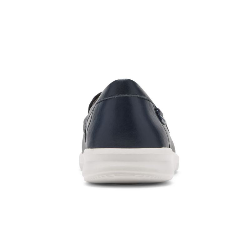 MOCASSINO LAVÁVEL AYVA FEMININO ROCKPORT - COURO LAVÁVEL AZUL-MARINHO