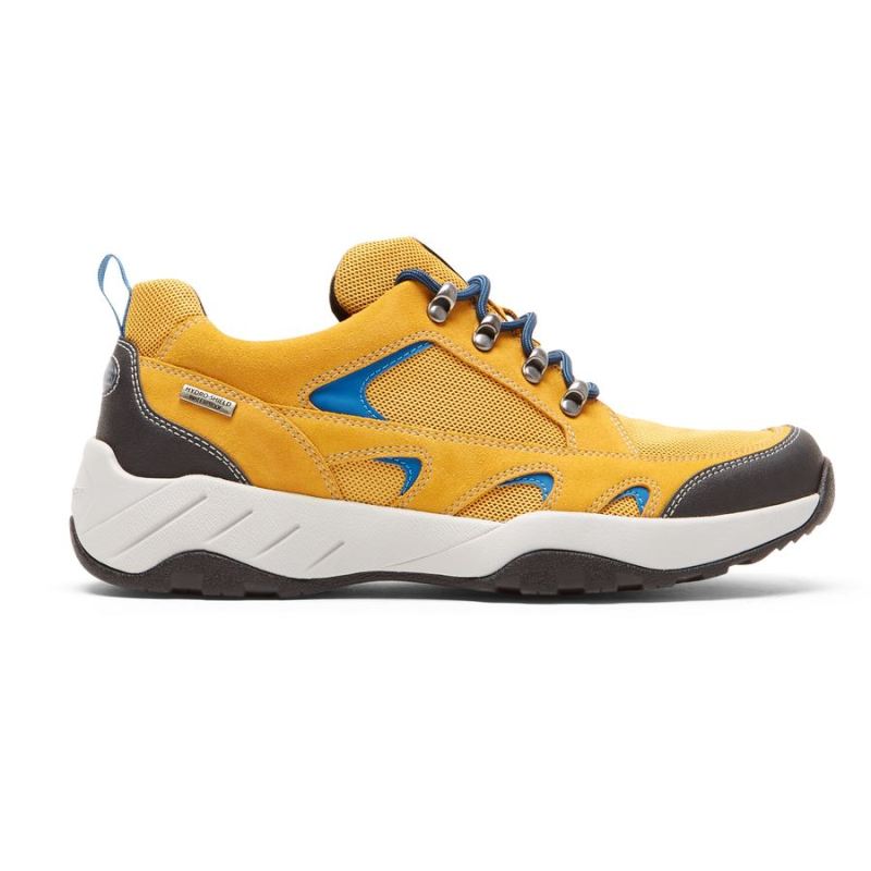 ROCKPORT XCS SPRUCE PEAK TREKKER MASCULINO - IMPERMEÁVEL - MOSTARDACAMURÇA/MALHA