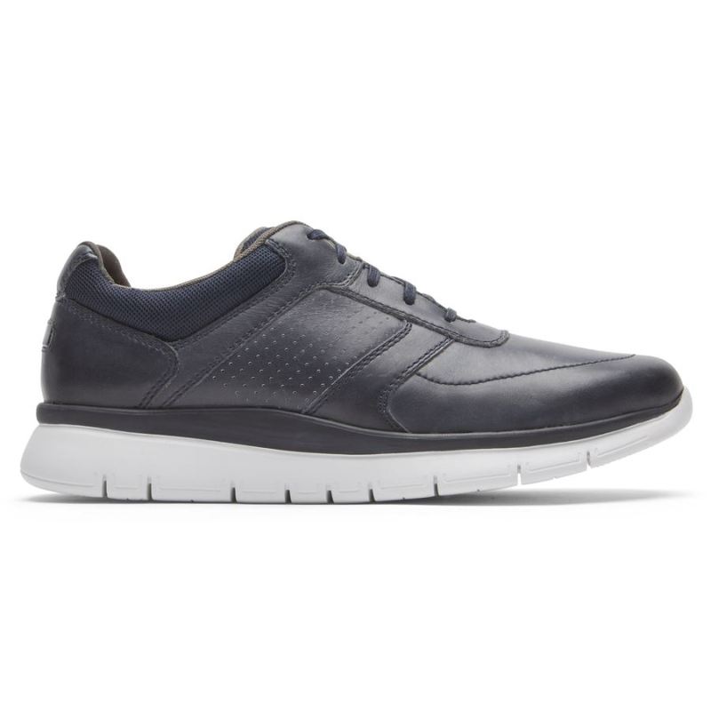 TÊNIS CASUAL ROCKPORT MASCULINO PRIMETIME - AZUL MARINHO LEA LISO