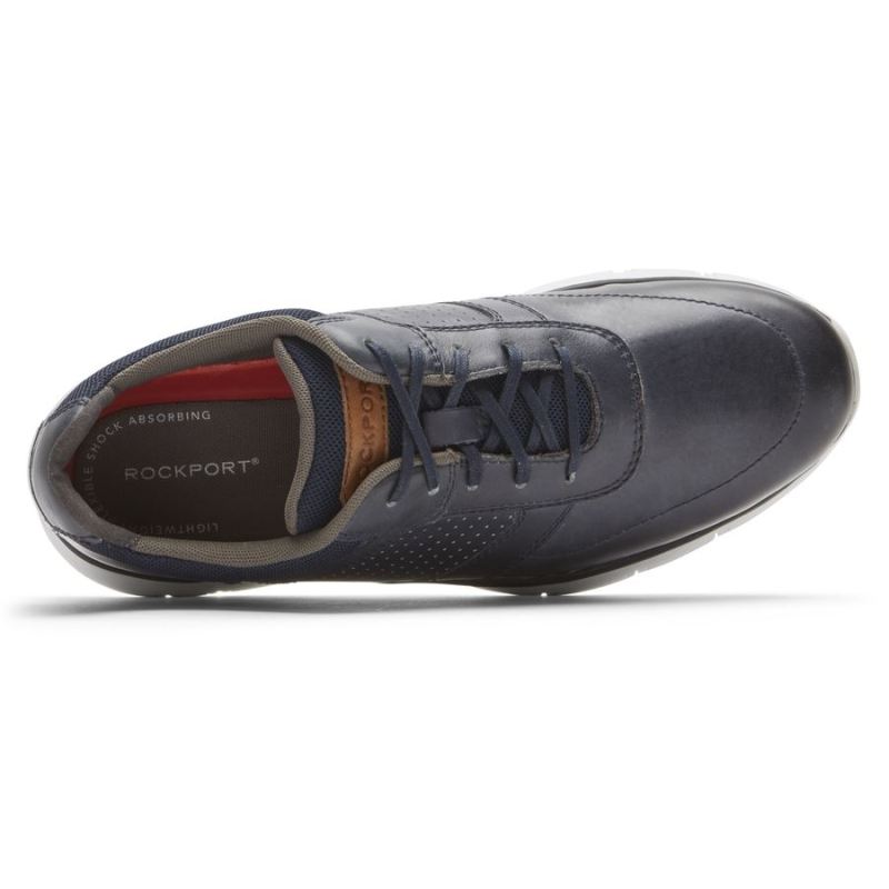 TÊNIS CASUAL ROCKPORT MASCULINO PRIMETIME - AZUL MARINHO LEA LISO