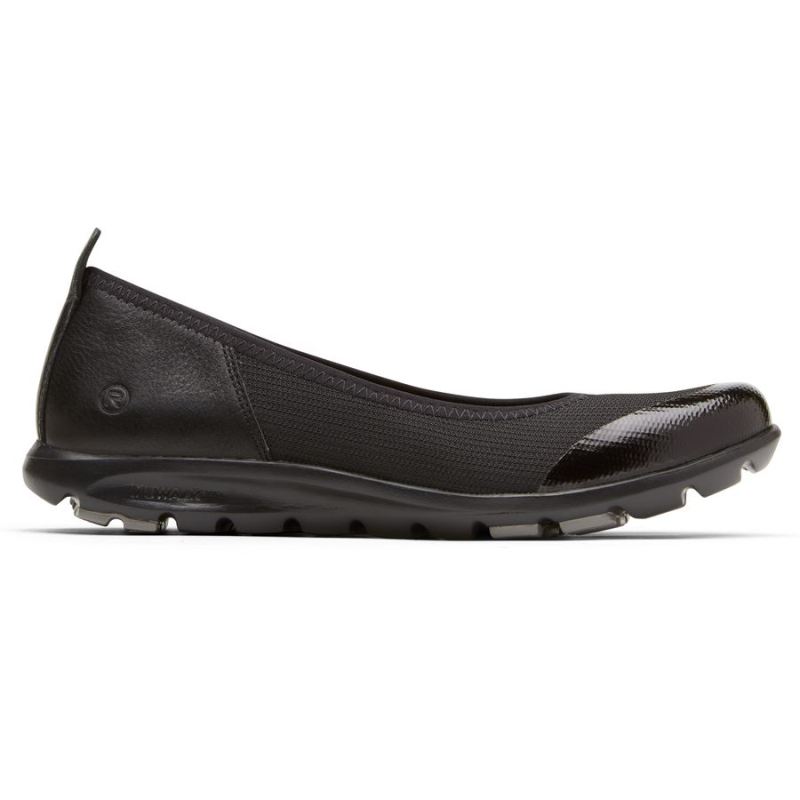 ROCKPORT TRUWALKZERO SLIP-ON FEMININO PRETO