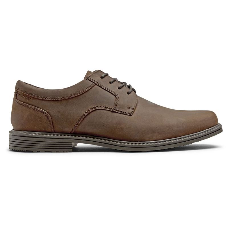 ROCKPORT MASCULINO TAYLOR COM BICO PLANOOXFORD - IMPERMEÁVEL - BEGE CH