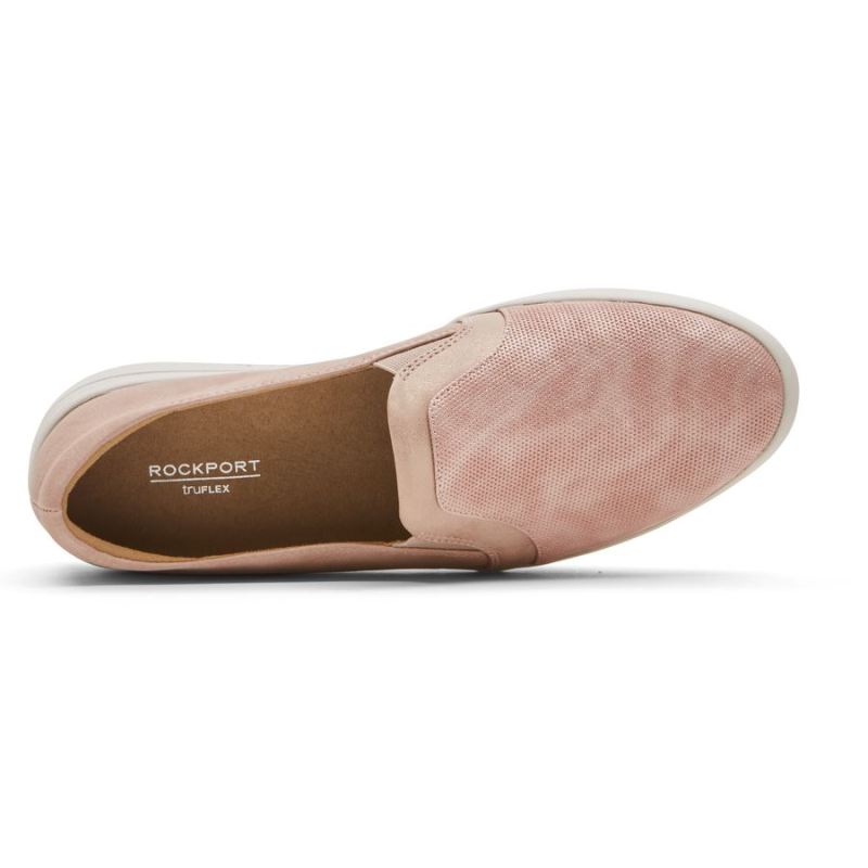 SLIP-ON TRUFLEX NAVYA FEMININO ROCKPORT - ROSA TUSCANY