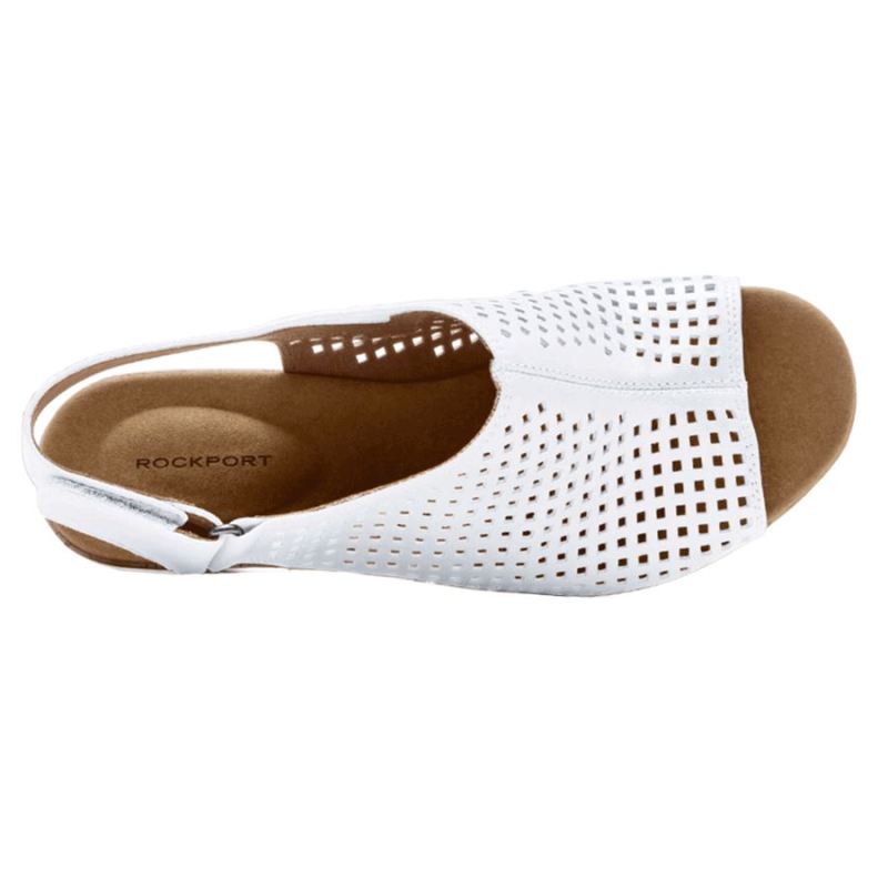 SANDÁLIA BRIAH PERF SLING FEMININA ROCKPORT - BRANCA