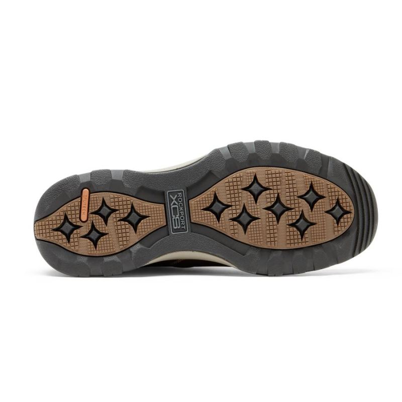 BOTA MASCULINA ROCKPORT XCS SPRUCE PEAK TREKKER - IMPERMEÁVEL - MARROM