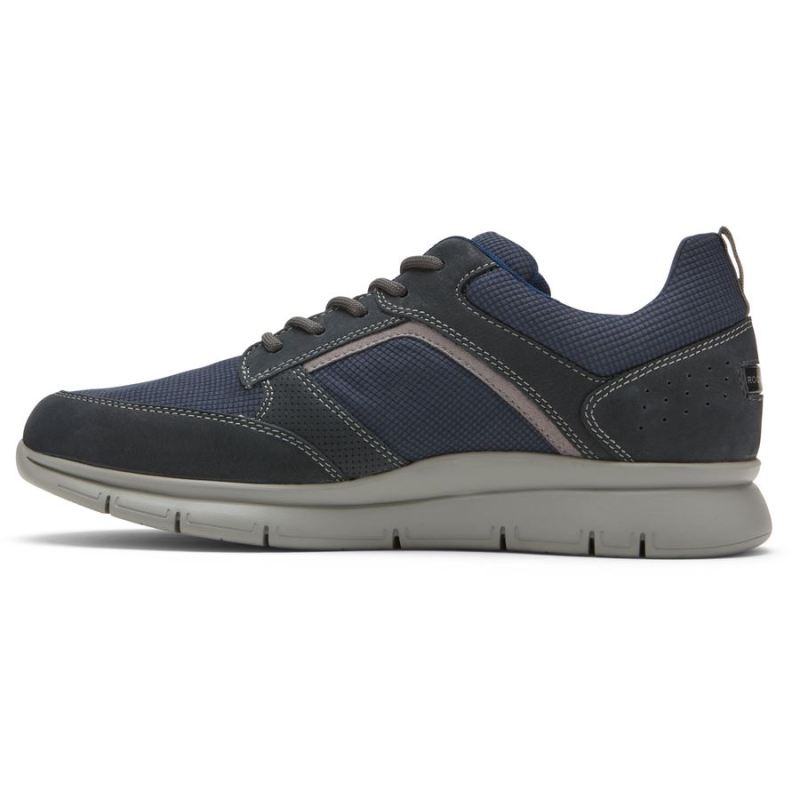 TÊNIS ROCKPORT MASCULINO PRIMETIME CASUAL MUDGUARD - COURO MARINHO