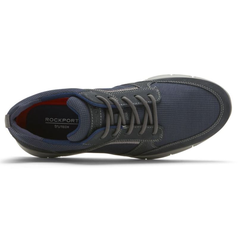 TÊNIS ROCKPORT MASCULINO PRIMETIME CASUAL MUDGUARD - COURO MARINHO